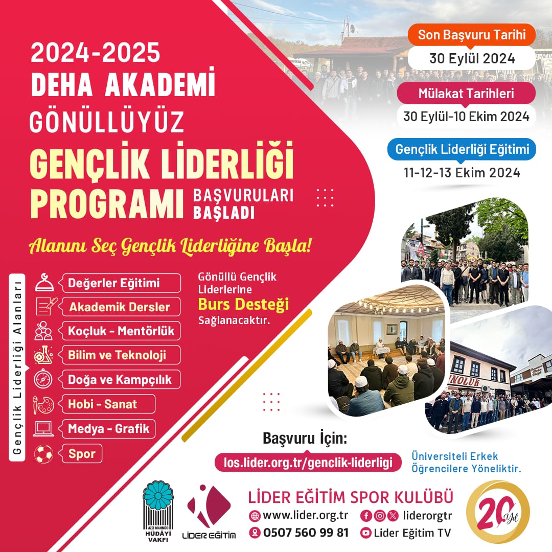 Deha Akademi Gençlik Liderliği Programı